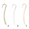 10pcs Smooth Plated Bookmark Charms Hook Zinc Alloy for DIY Jewelry & Hairpin Crafts Decorative Reading Bookmarks Collection
