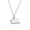 Hair Dryer Charm Necklace Hairstylist Hairdresser Pendant Salon Stylist Gift Jewelry 43cm Chain