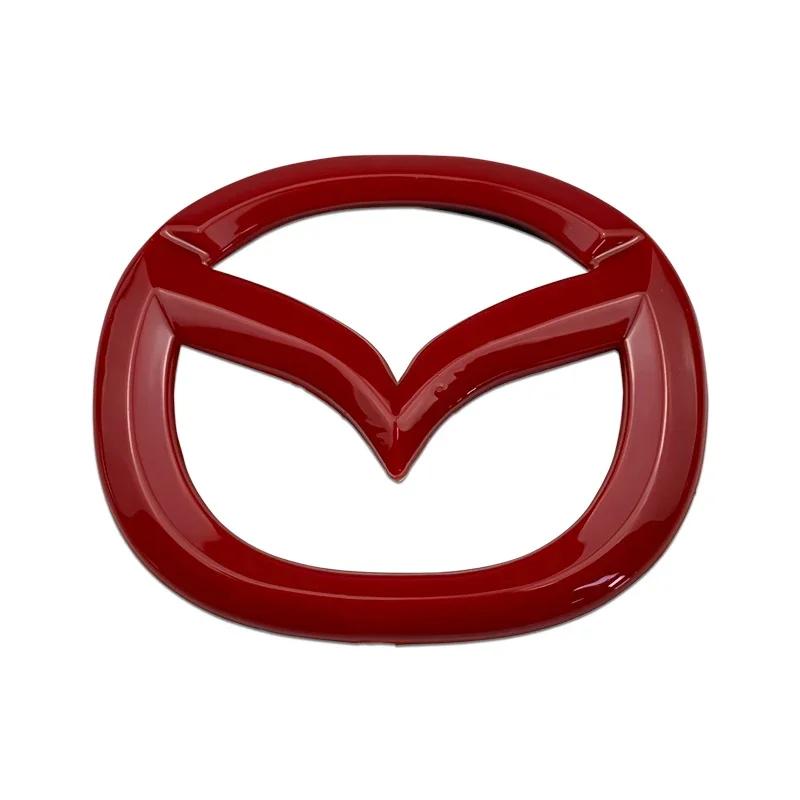2025 Hot ABS Car Steering Wheel Emblem Cover Stickers for Mazda CX6 CX9 CX7 RX7 MX5 CX5 CX3 Protege Badge Internal Decals Decora