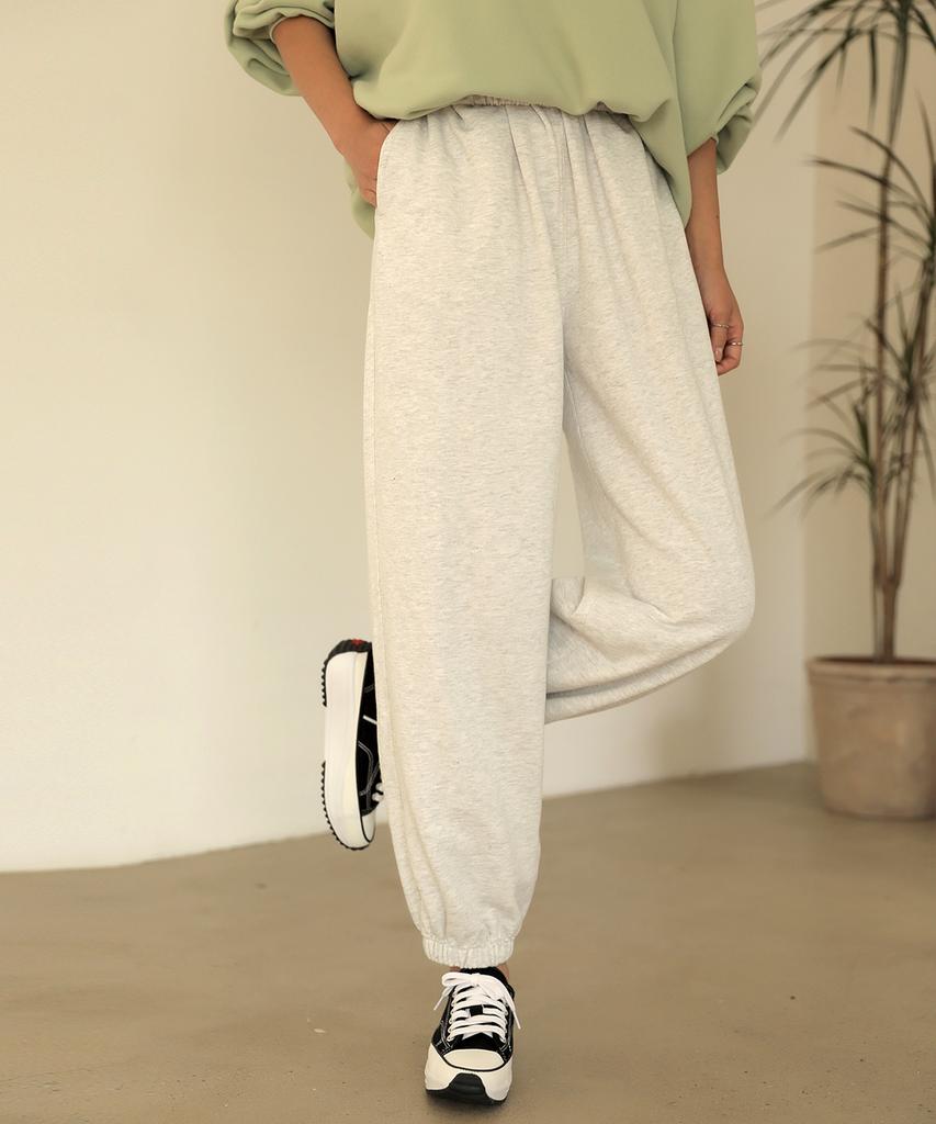 Ppaeppae Waistband Wide Fit Cotton Jogger Pants