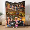 Wrestlemania Customize Text Blanket Throw Personalized Blanket Warmthful Decor Great for Bed Chair Bedding Home Decor for All Occasions