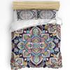 Vintage Flower Indian Bohemia Duvet Cover With Pillow Case Custom Comforter 3pcs Bedding Set Quilt Cover Double Bed Home Textile