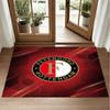 Feyenoord Design Crystal Velvet Rug Soft Decorative Mat for Bedroom Entrance