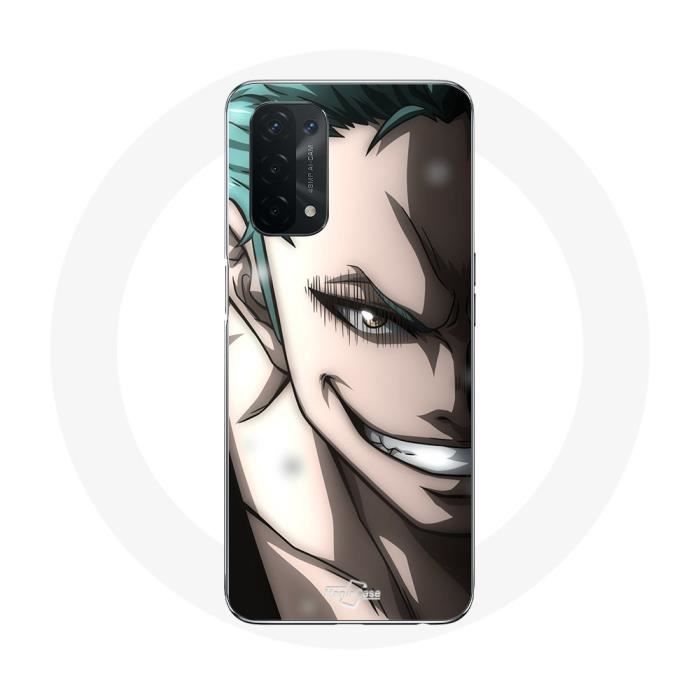 Coque pour Oppo A74 5G One piece Manga Zoro Manga Visage