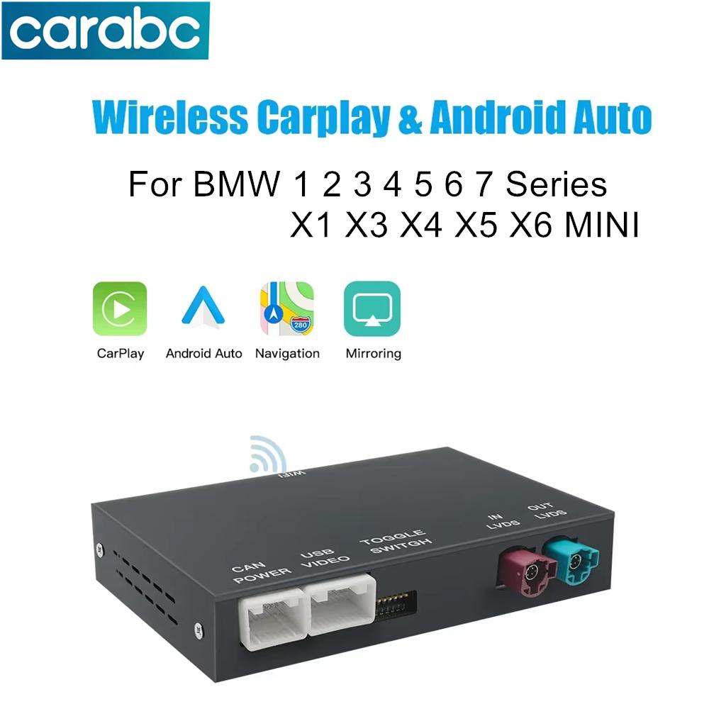 Wireless CarPlay Android AUTO for BMW NBT CIC System 1 2 3 4 5 6 7 Series X1 X3 X4 X5 X6 MINI E60 E84 E70 F26 F25 F10 F11F20 F21