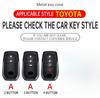 Zinc Alloy Car Key Cover Case For Toyota RAV4 Highland Coralla Hilux Fortuner Land Cruiser Camry Crown Keychain Accessories