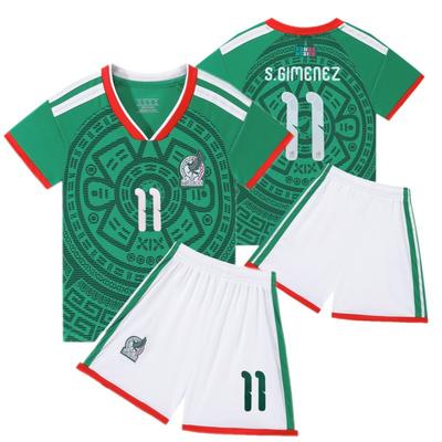 2026 Mexico Home No.11 Kids' Soccer Jersey