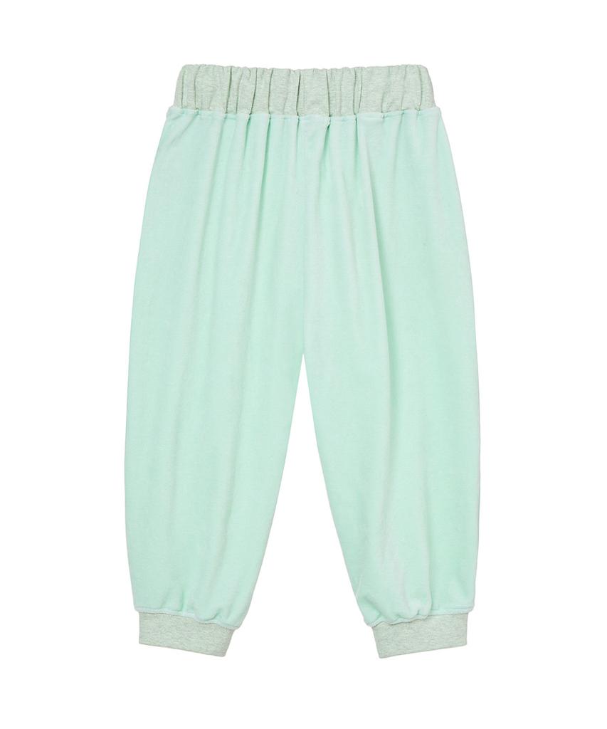 DEINET Rose Typo Capri Jogger Pants In Mint