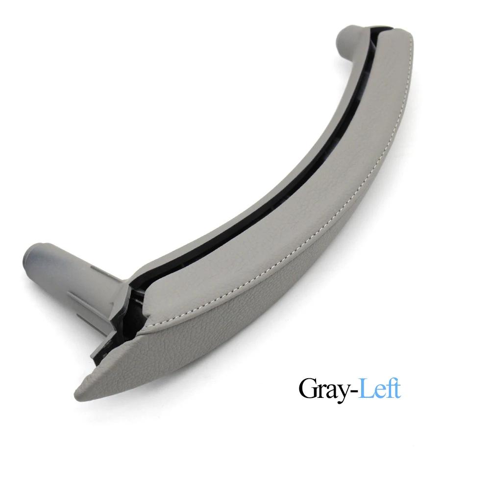 For BMW X5 X6 E70 E71 E72 2007-2013 Upgraded Car Left Right Passenger Door Pull Handle with Leather Cover Trim Replacement