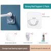 Japanese Style No-Drill Telescopic Curtain Hanging Rod with Hook and Clip Holder