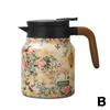 Chinese Style Teapot Steel Tea Kettle Blue and White With Tea Tea Design Maker Porcelain Kettle 1000ml Filter Water K1T4