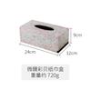 Nordic Colorful Tissue Box Handmade Mother-of-pearl Pumping Paper Home Living Room Coffee Table Storage Supplies