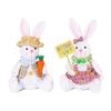 Easters Rabbit Gnomes Plush Display Ornament for Bright Holiday Decorations 6XDE