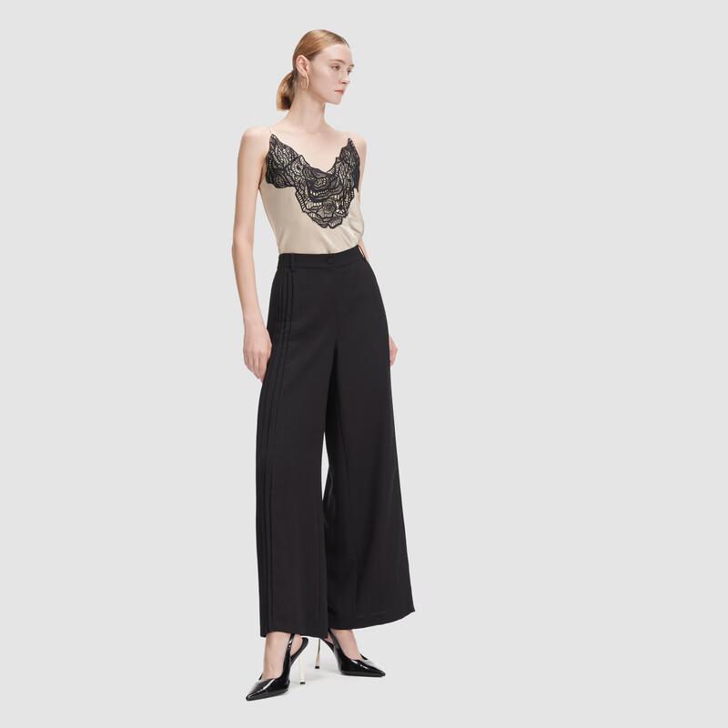 ELLASSAY Women's Tri-acetate Satin Lace Camisole