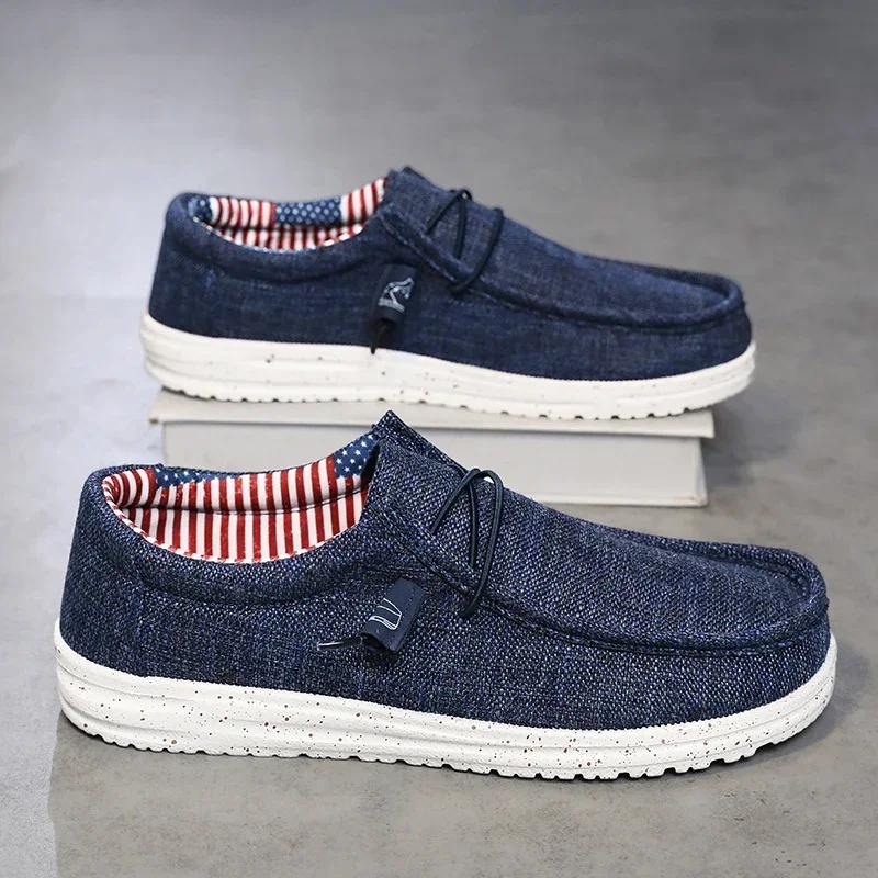 Loafers Autumn Mens Vulcanized Footwear Breathable Lightweight Hiking Outdoor-use Sports Footwear Zapato Abierto Scarpa Aperta Men'S Mesh