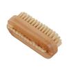 Dual-Sided Bamboo Nail Brush with Soft Bristles for Hand Washing and Nail Groove Cleaning
