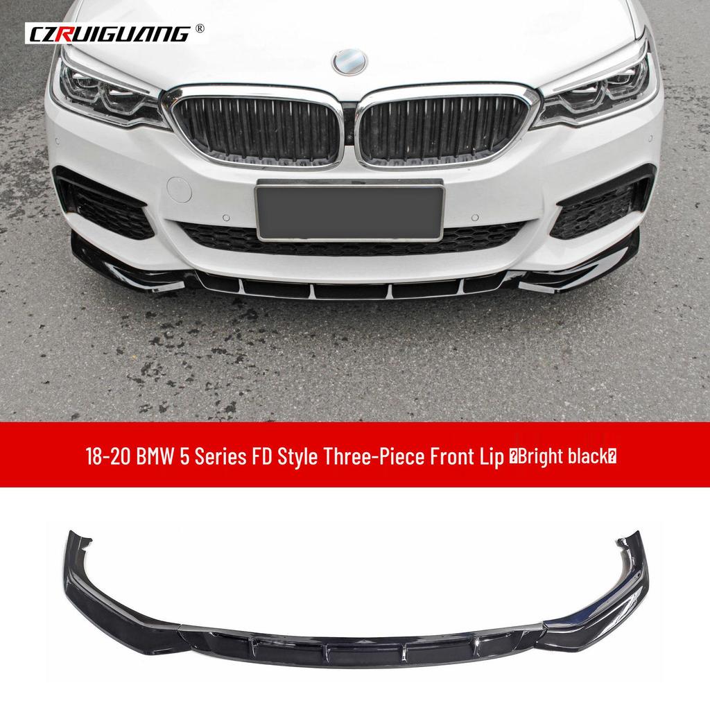 Front Lip & Rear Spoiler Body Kit for 18-20 BMW 5 Series G30/G38 FD Style
