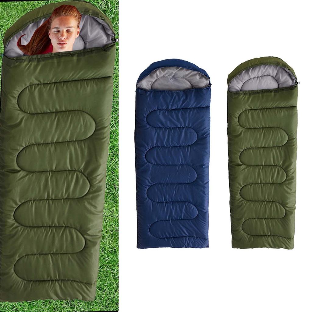 Camping Sleeping Bag Light 4 Seasons Warm Envelope Backpack Outdoor Mummy Cotton Winter Sleeping Bag Camp Camp Sleeping