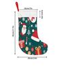 Christmas Decoration Fireplace Hanging stockingChristmas Stockings 1pc 45.72 Cm, Holiday Festive Santa Hat Red
