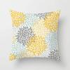 Yellow Flower Pillowcase Office Living Room Home Pillowcase Car Ornaments