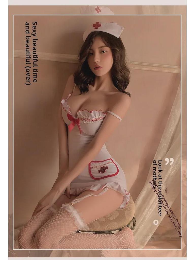 Manyan Soft Cute Nurse Uniform Lingerie 1786