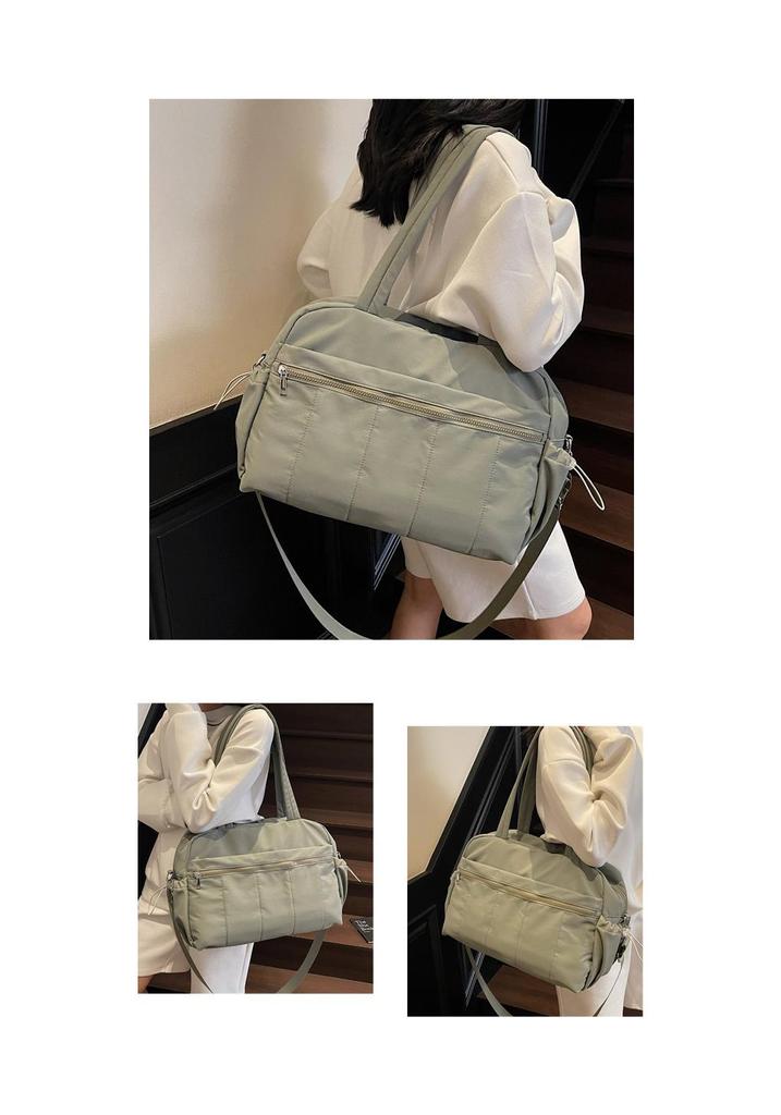 Women's Large Capacity Travel Bag, Wet/Dry Separation, Sports Fitness, Nylon, Water-Repellent