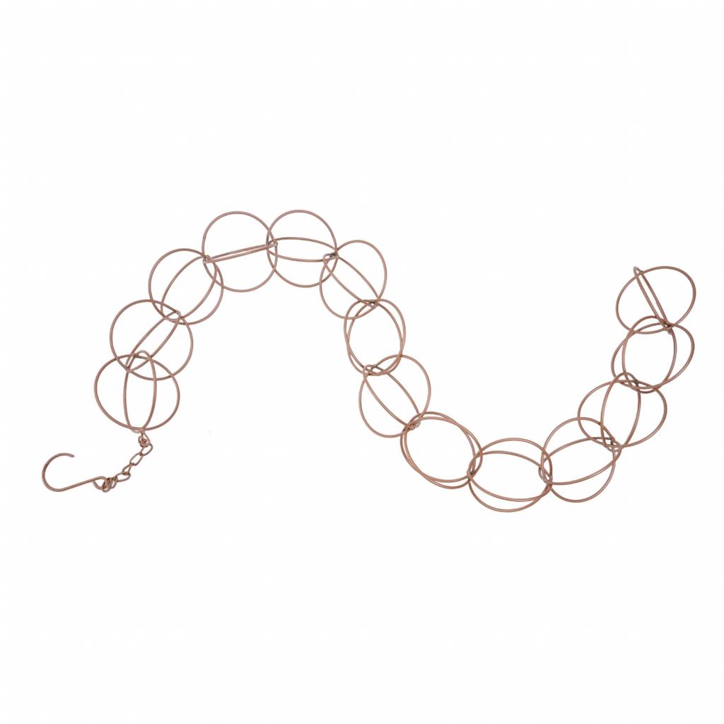 Bright Copper Finish Decorative Rain Chains Outdoor Rain Chains