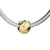 Sterling Silver Golden Snitch Spacer Bead Gold