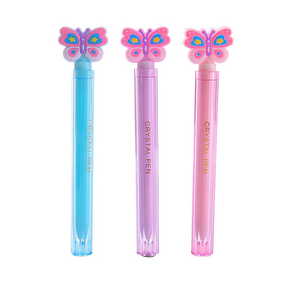 1 Stück Schreibwaren süße Kawaii Schmetterling Gel Stift schöne Schule Officel Supplies Geschenk
