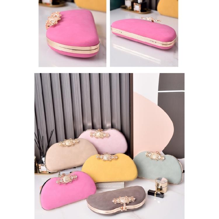 Women Girl Formal Evening Bag with Chain Banquet Purse Female Cocktail Handbag