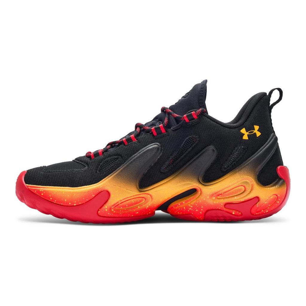 Under Armour Curry 13 AP Cushioning Sports Performance High-Top Basketball Shoes Unisex Sneakers Black Orange 6015002-002