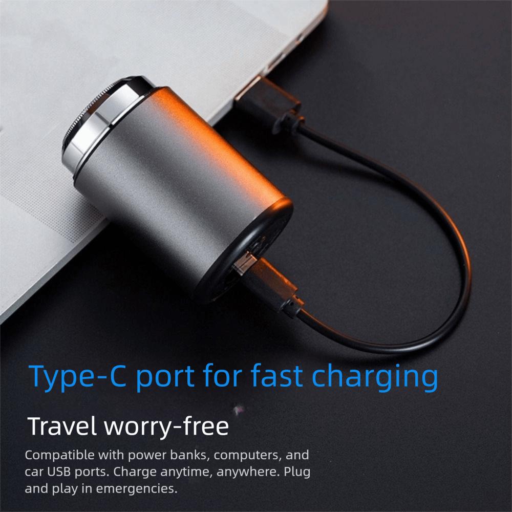 Cordless Design Electric Shaver IPX6 Waterproof Mini Shaver Portable Shaver  Gift For Men