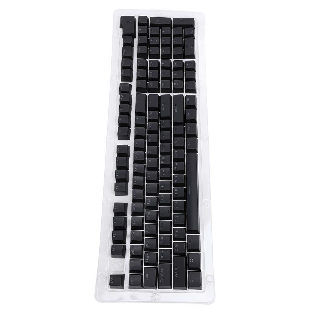 112 Keys Arabic Keyboard Key Minimalist Mechanical Keyboard Key for 61 64 68 84 87 96 98 100 104 108 Keyboards