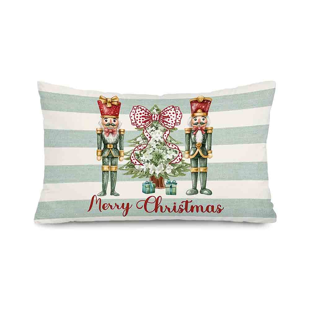 1PC Christmas Themed Printed Pillows Double-sided Printed Square Pillowcases For Home Decoration Christmas Living Room Sofas