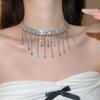 Xingyi Fähre Vollmond Diamant Mehrreihig Geometrisch Quaste Halskette Leichter Luxus Nische Halsband Bankett Luxuriöse Atmosphäre Dekoration