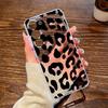 Phone Case For Samsung M33 5G A14 S23 S23 Plus S23 Ultra S23 Fe S24 Anti-Yellow Fashion Black Pink Leopard Print Silicone Cover