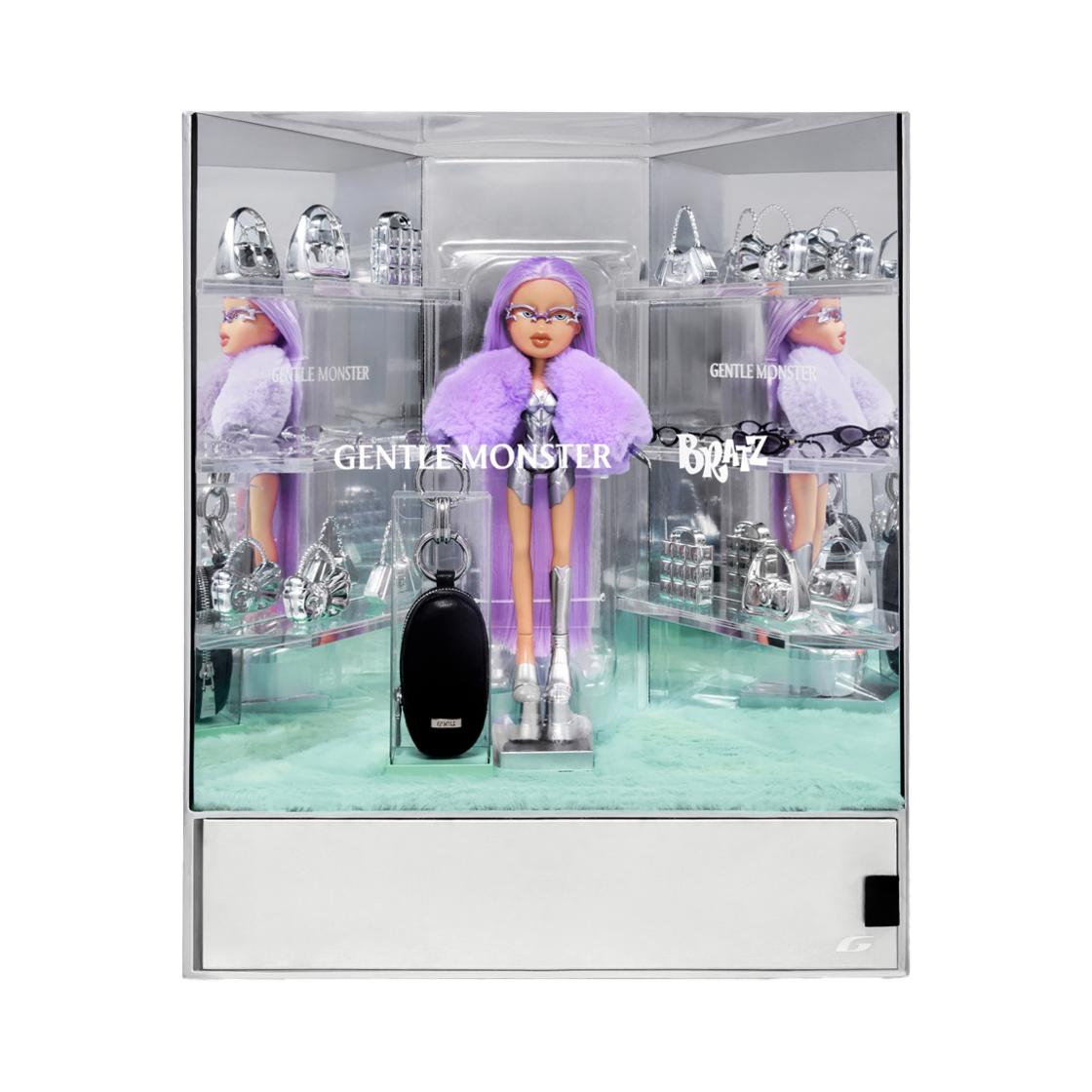 Gentle Monster x Bratz Plush & Pico 02(V) Silver Purple Set ONE SIZE