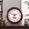 2025 new wooden American-style silent home desktop table clock, pastoral, personalized and creative table clock