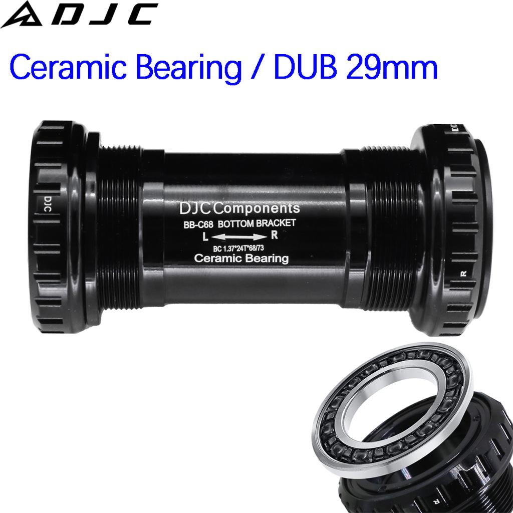 DJC DUB Bottom Bracket 29mm BSA English Threaded BB for SRAM DUB 68/73mm MTB Road Bike Ceramic Steel Bearing 28.99mm Spindle
