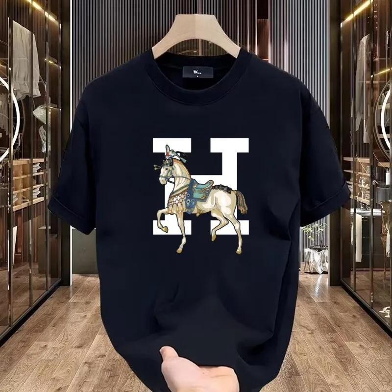 SpringSummer Printed Pattern Sleeve TShirt Premium Roundneck Printed Style Comfortable and Casual Streetwear