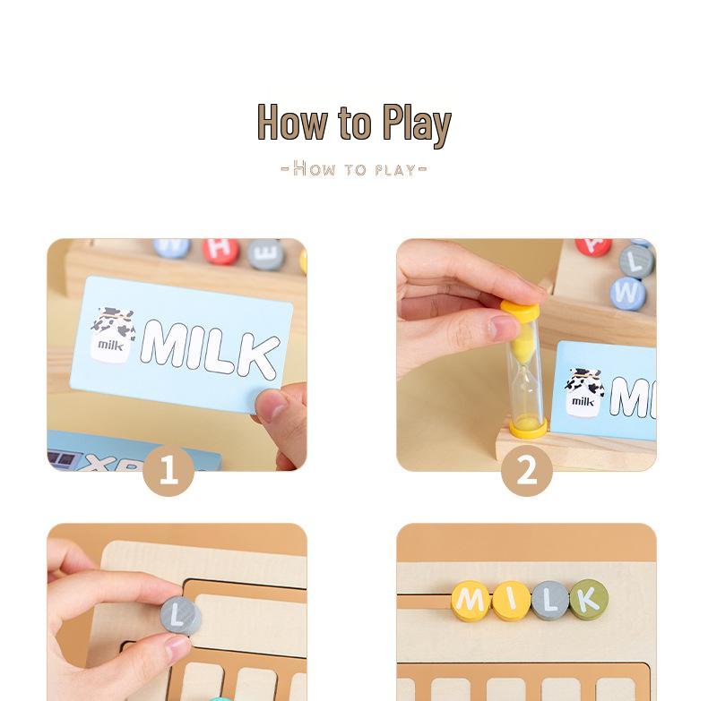 Kindergarten Alphabet & Number Learning Box: Early Education Toy for Children