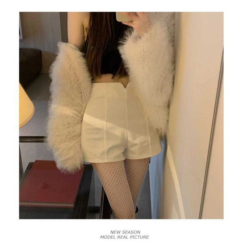 High Waist Sexy Plus Size Slimming Pole Dance Shorts - Women's Summer Hot Pants