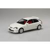 Aoshima Bunka Kyozai Co., Ltd. (AOSHIMA) Rakupla Snap Car No. 09-CW EK9 Civic Type R 1997 Championship White 1/24 Scale Plastic Model Kit