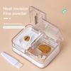 1pcs 4 in 1 Portable Pill Box Powder Tablet Grinder Powder Pill Cutter Medicine Splitter Box Multifunctional Pill Cutter Divider