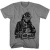 Macho Man Randy Savage Bust Photo Men's T Shirt WWE Wrestling Legend