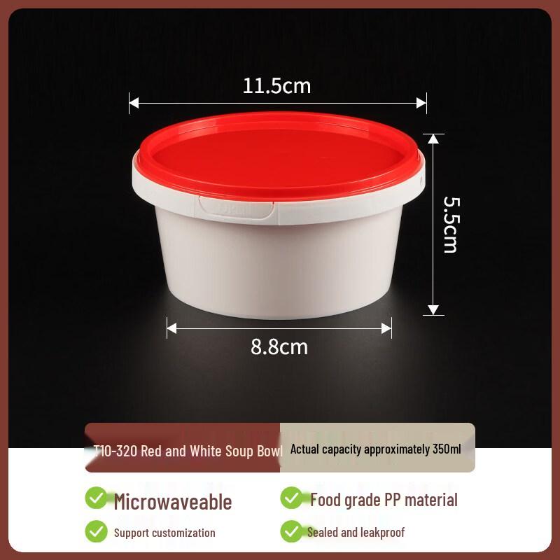 Star Disposable Plastic Round Bowl