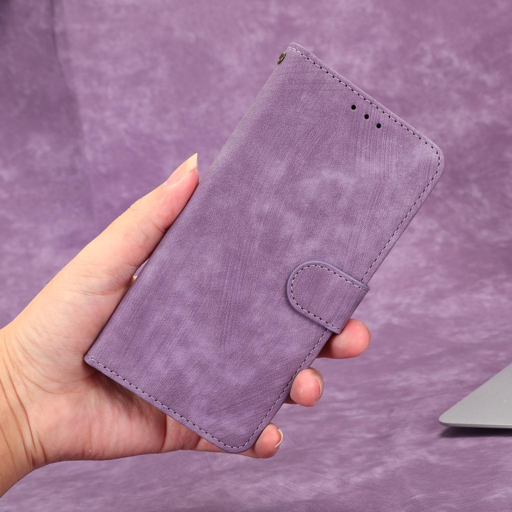 Anti-scratch Phone Case For Blackview A55 Pro Magnetic RFID Blocking PU Leather Drop-proof Flip Wallet Cover Stand