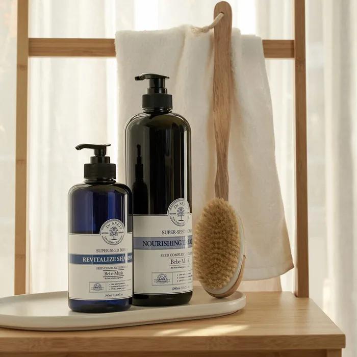Natural Shampoo Treatment Body Wash Large Capacity 1L