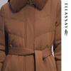 ELLASSAY Women's Elegant Goose Down Long Puffer Jacket