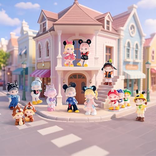 TOP TOY Disney DORA & Mickey "Fantasy Time" Series [1 Piece] Gacha Gacha Blind Box Figure Soft Vinyl PVC Premium Toy Birthday Present Original Charact